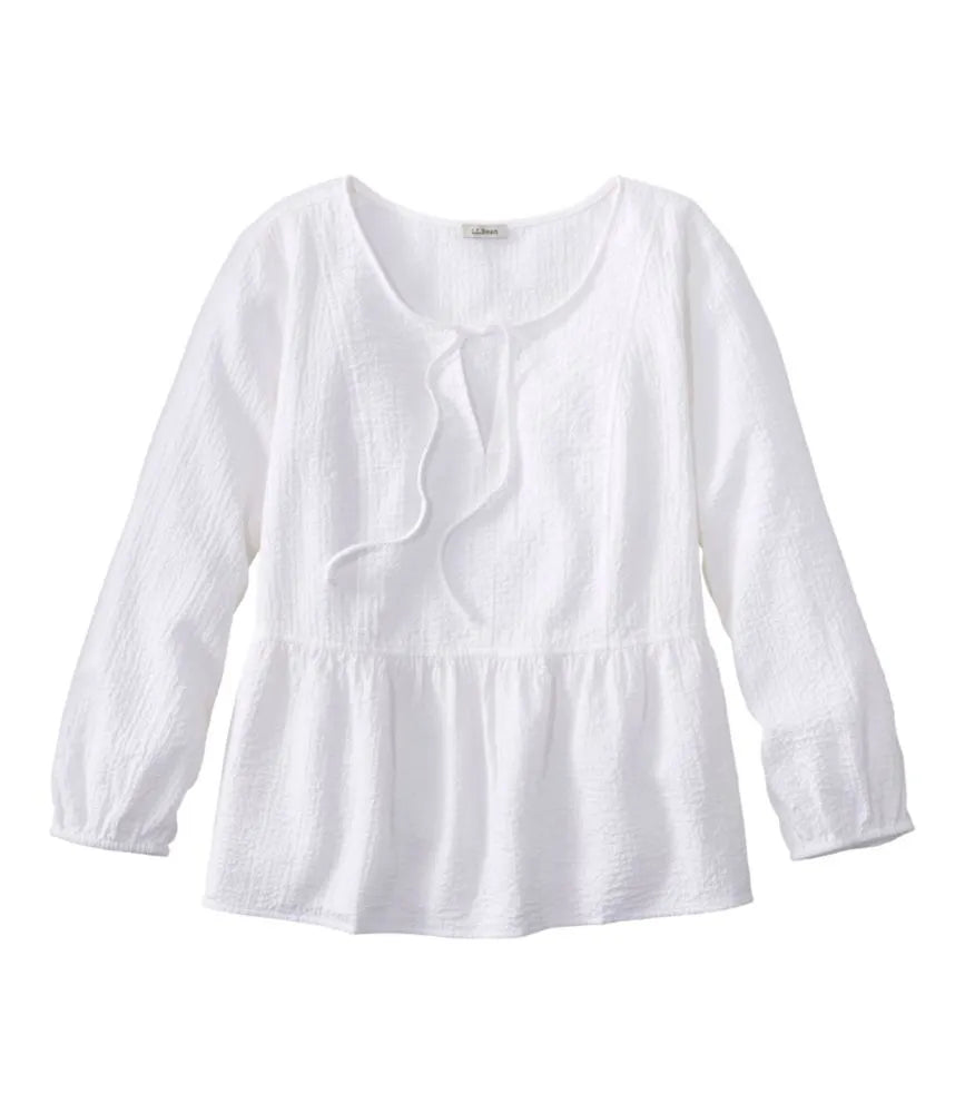 Women's Sunwashed Textured Popover Shirt