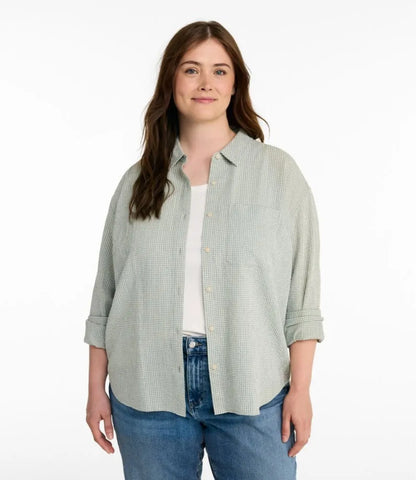 Women's Sunwashed Textured Big Shirt