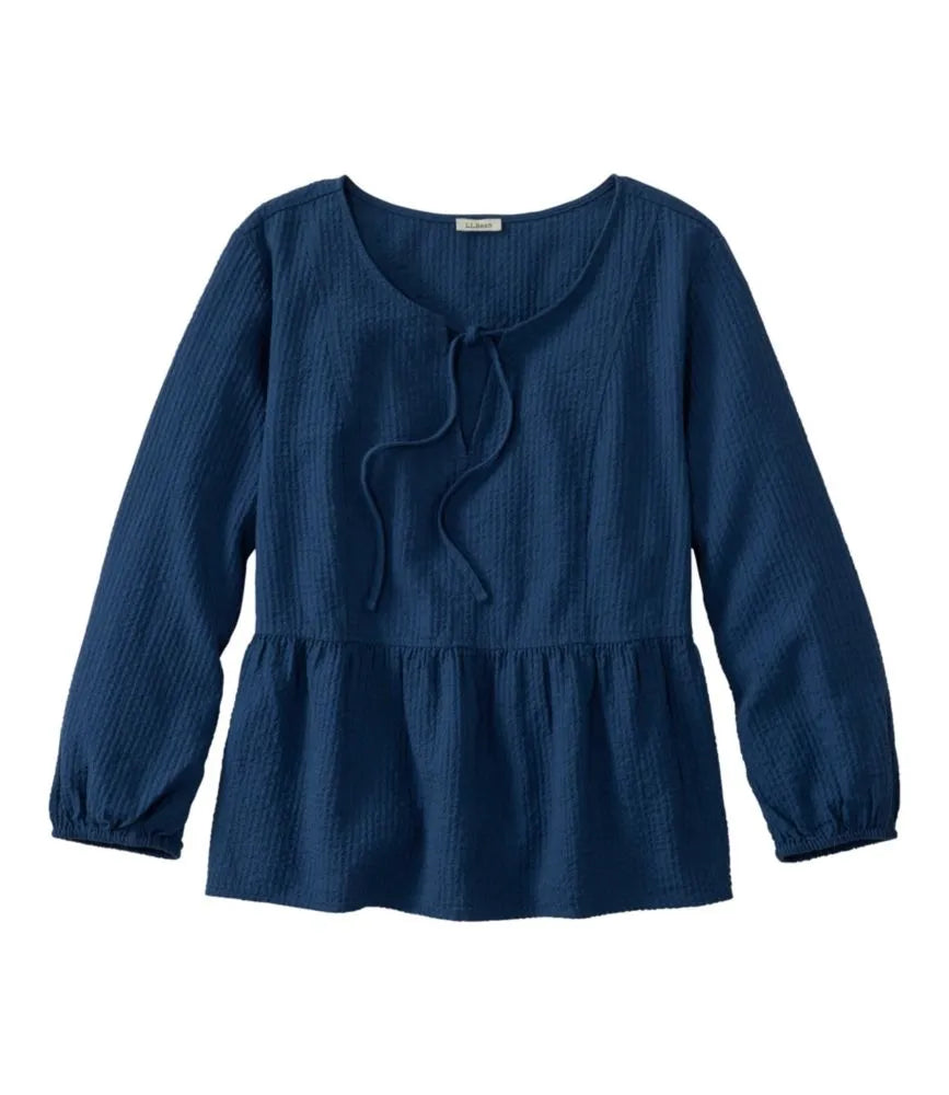 Women's Sunwashed Textured Popover Shirt