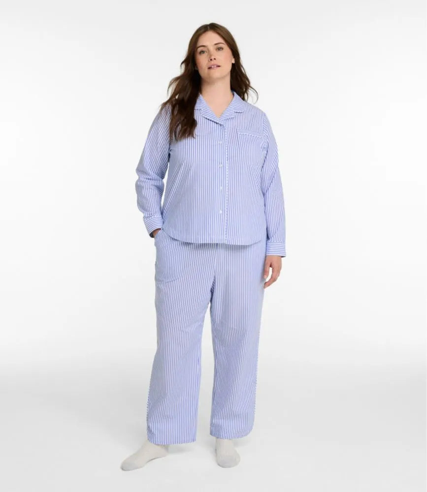 Women's Bean's Poplin Pajama Set