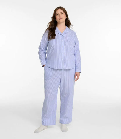 Women's Bean's Poplin Pajama Set