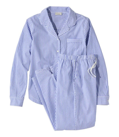 Women's Bean's Poplin Pajama Set