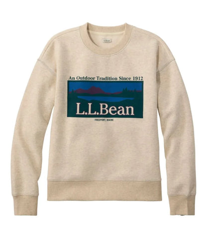 Women's Mountain Classic Sweatshirt, Crewneck Logo
