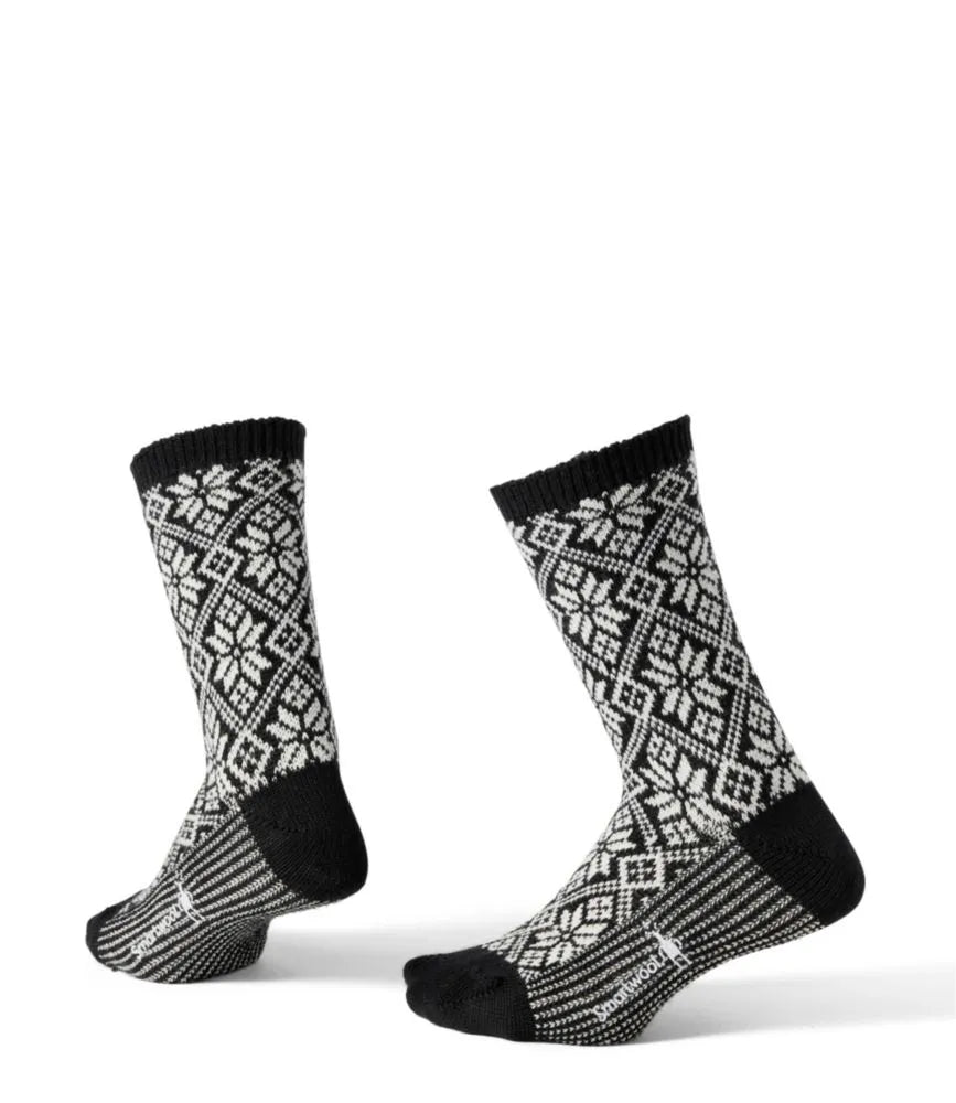 Women's Smartwool Everyday Cozy Traditional Snowflake Crew Sock