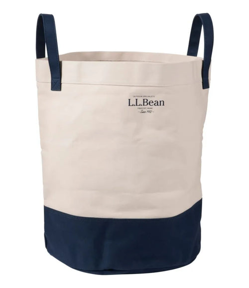 Canvas Laundry Storage Tote, Colorblock