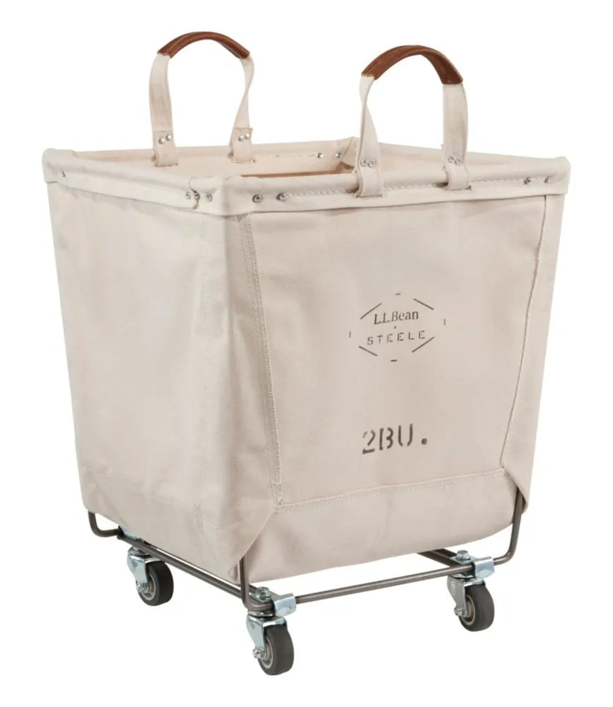 L.L.Bean x Steele Two Bushel Carry Basket With Casters