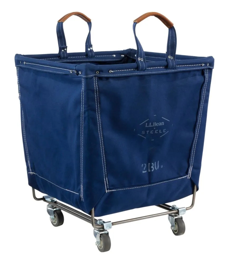 L.L.Bean x Steele Two Bushel Carry Basket With Casters