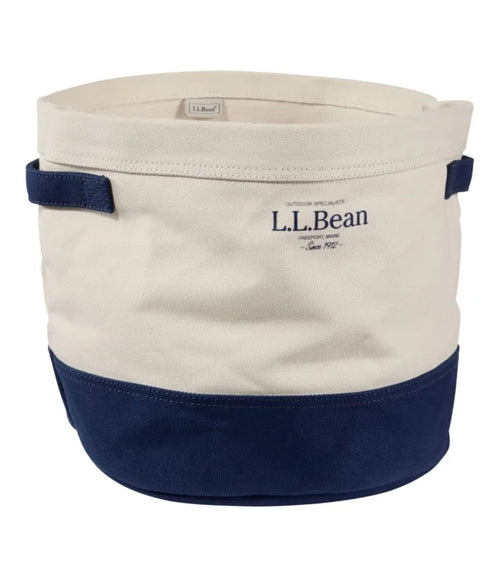 Canvas Storage Cubby Tote, Colorblock