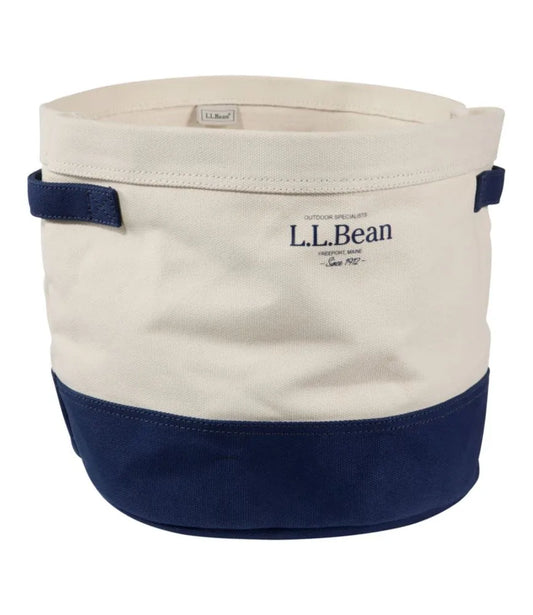 Canvas Storage Cubby Tote, Colorblock