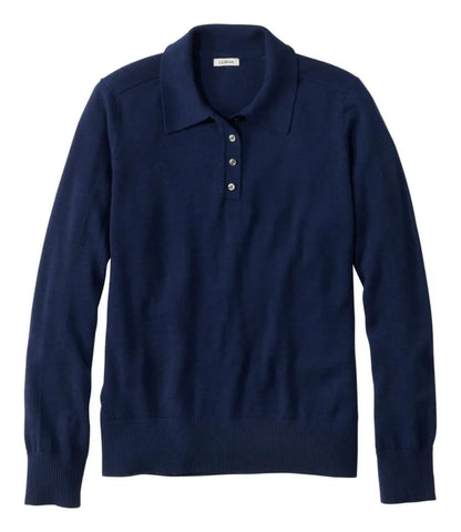 Women's Essential Merino Wool Sweater, Polo