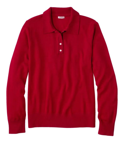 Women's Essential Merino Wool Sweater, Polo