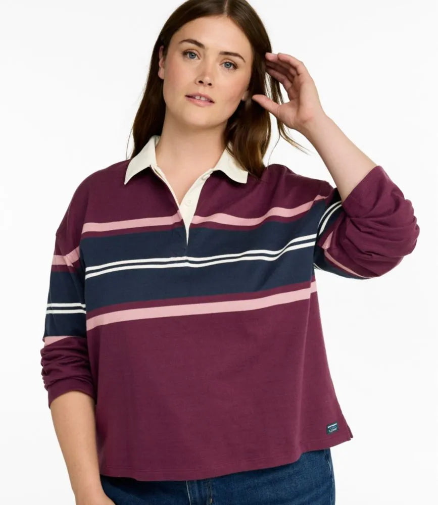 Women's Mountain Classic Rugby, Long-Sleeve Multi-Stripe