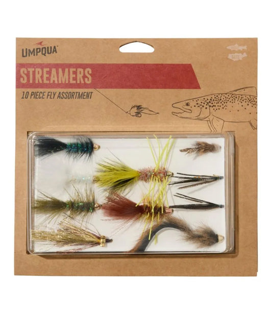 Umpqua Streamer Fly Assortment, 10 flies