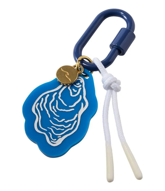 Carabiner Tassel Charm, Oyster