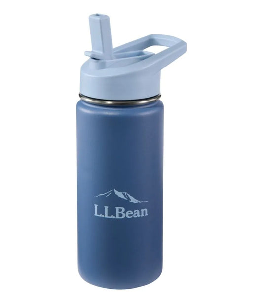 Bean Canteen Insulated Straw Water Bottle II, 16 oz.